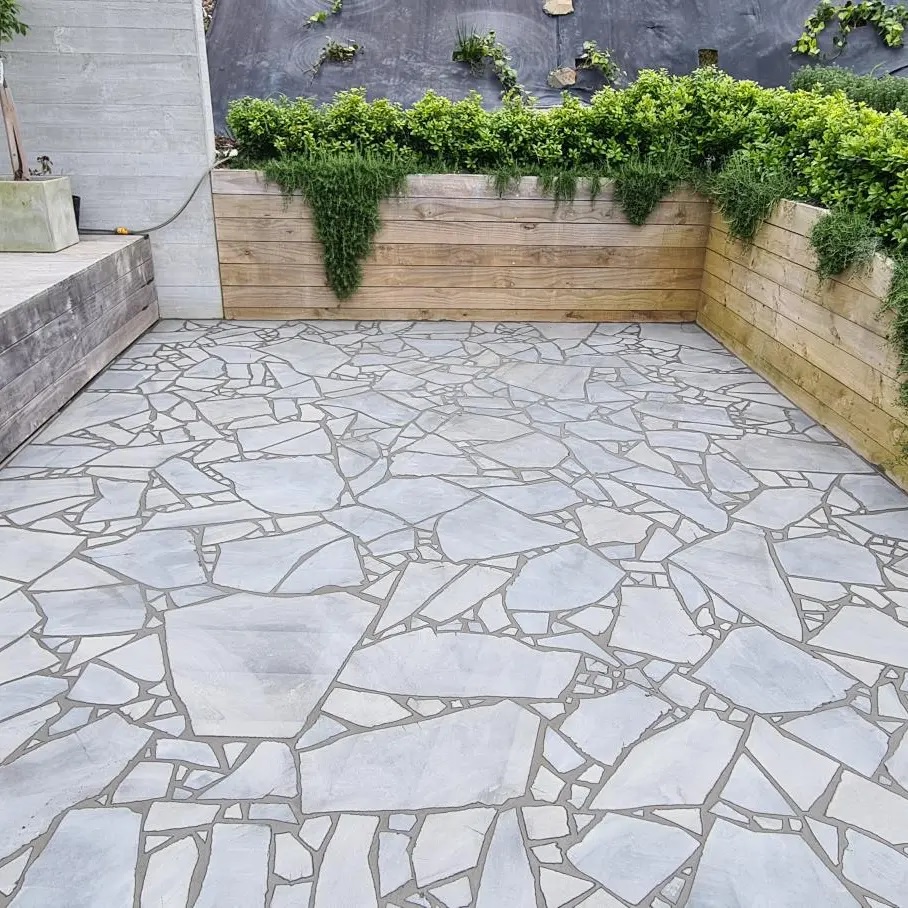 Crazy Paving - Damaged Limestone | Buy Garden Paving